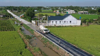 Tân Trụ huy động nguồn lực nâng cấp, mở rộng đường giao thông nông thôn