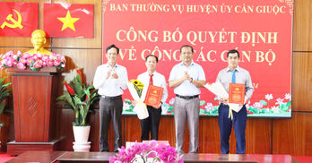 Bổ nhiệm Chánh Văn phòng HĐND - UBND huyện Cần Giuộc