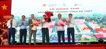 Khởi công xây dựng Trường THCS&THPT Nguyễn Thị Một