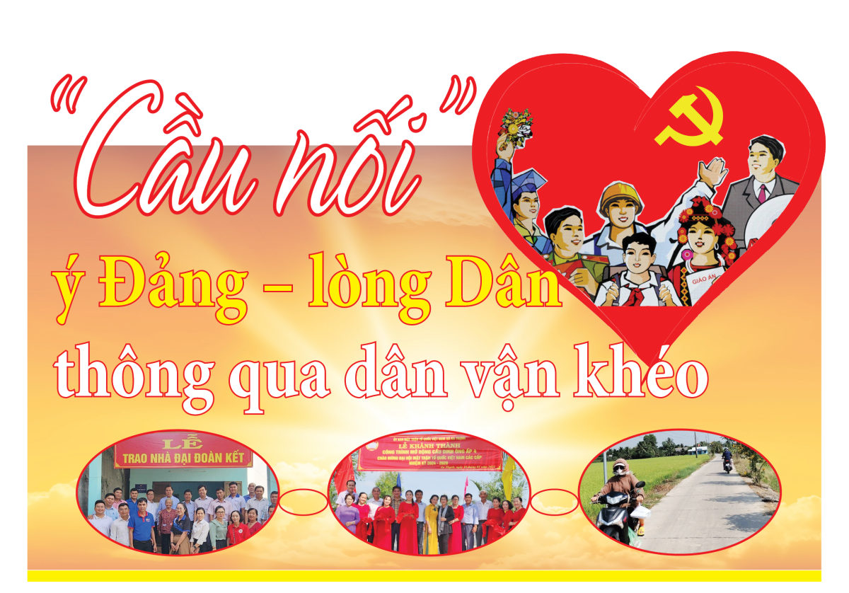 'Cầu nối' ý Đảng – lòng Dân thông qua dân vận khéo