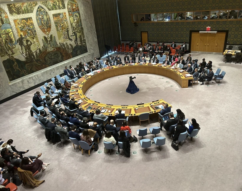 Hội đồng Bảo an lần đầu tiên thông qua nghị quyết yêu cầu ngừng bắn tại yêu cầu ngừng bắn