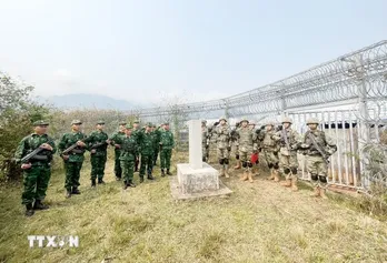 Tuần tra song phương tuyến biên giới Việt Nam-Trung Quốc