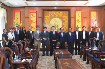 Representatives of Korea Export-Import Bank visit Long An leaders