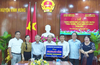 Ngành Tuyên giáo huyện Vĩnh Hưng: Nhiều năm liền hoàn thành xuất sắc nhiệm vụ