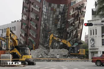Động đất ở Đài Loan: Phát hiện thêm 3 thi thể, số người thiệt mạng tăng lên 16