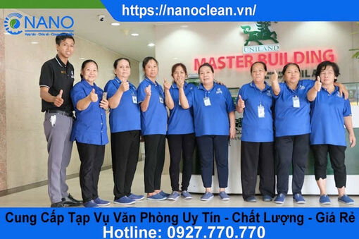 Công ty Nano Vina - Cung cấp tạp vụ văn phòng chuyên nghiệp đáng tin cậy