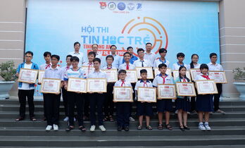 44 thí sinh xuất sắc đoạt giải tại Hội thi Tin học trẻ tỉnh Long An lần thứ 26