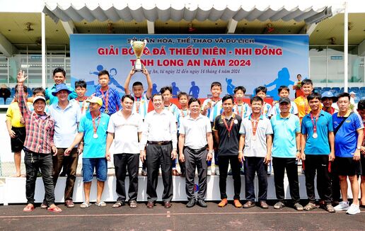 Châu Thành, Đức Hòa vô địch giải bóng đá thiếu niên - nhi đồng tỉnh
