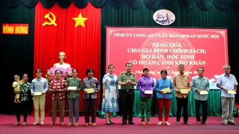 UBMTTQ Việt Nam huyện Vĩnh Hưng nêu cao vai trò tập hợp, đoàn kết toàn dân
