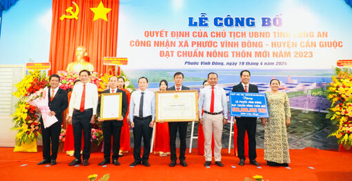 Phước Vĩnh Đông đạt chuẩn xã nông thôn mới