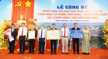 Phước Vĩnh Đông - 'Về đích' nông thôn mới