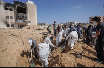 Phát hiện mộ tập thể gần 300 thi thể ở Dải Gaza, có dấu hiệu bị hành quyết