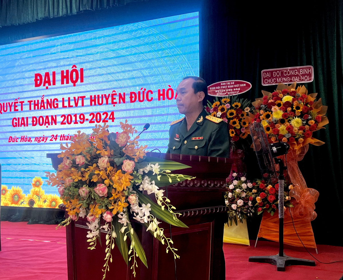 Đại tá Lê Minh Trung - Tỉnh ủy viên, Phó Bí thư Đảng ủy Quân sự, Chính ủy, Bộ CHQS tỉnh Long An 
