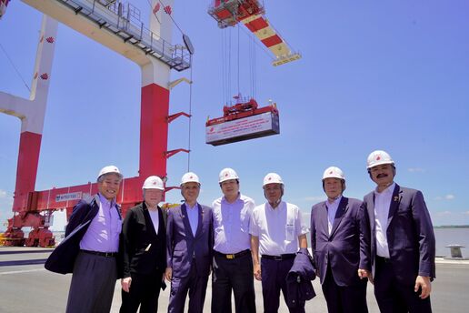 Đoàn công tác TP.Okayama, Nhật Bản thăm và làm việc tại Cảng Quốc tế Long An