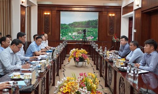 Exchange cooperation between Long An Provincial People's Committee and Ho Chi Minh City University of Economics