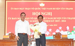 Ông Võ Minh Dương được bầu làm Chủ tịch UBMTTQ Việt Nam huyện Tân Thạnh