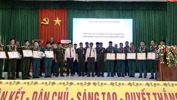 Đại hội thi đua quyết thắng lực lượng vũ trang huyện Vĩnh Hưng giai đoạn 2019-2024