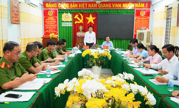 HĐND huyện Cần Giuộc giám sát công tác phòng, chống tội phạm, tệ nạn xã hội và phòng cháy, chữa cháy