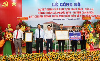 Xã Phước Hậu đạt chuẩn nông thôn mới kiểu mẫu về văn hóa