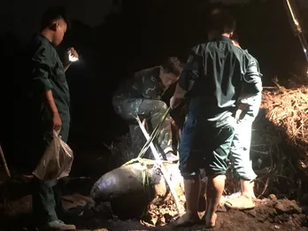7 giờ xử lý quả bom nặng 350kg tại huyện Bình Chánh