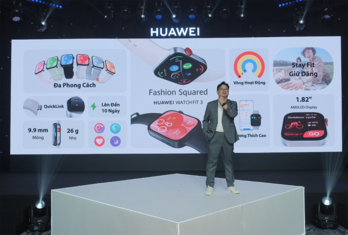 Huawei ra mắt đồng hồ thông minh Watch Fit 3 tại Việt Nam