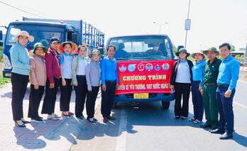 Huyện Cần Giuộc ngừng tiếp nhận nước sinh hoạt hỗ trợ cho người dân vùng hạ