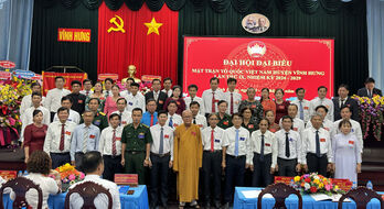 Ông Tô Văn Chảnh tái đắc cử chức danh Chủ tịch UBMTTQ Việt Nam huyện Vĩnh Hưng