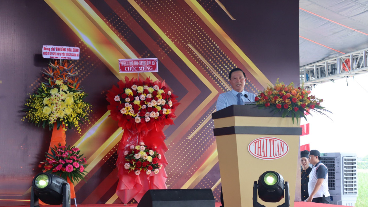 Tập đoàn Thái Tuấn khởi công xây dựng nhà máy hoàn thiện sản phẩm dệt trị giá 12.800 tỉ đồng tại Long An