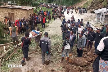 Lở đất tại Papua New Guinea: Hơn 670 người chết, 150 ngôi nhà bị chôn vùi