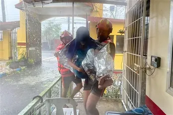 Typhoon Ewiniar hits Philippines, killing at least three people