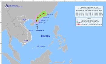 Bão số 1 đã suy yếu thành áp thấp nhiệt đới, Bắc Bộ thời tiết mát mẻ