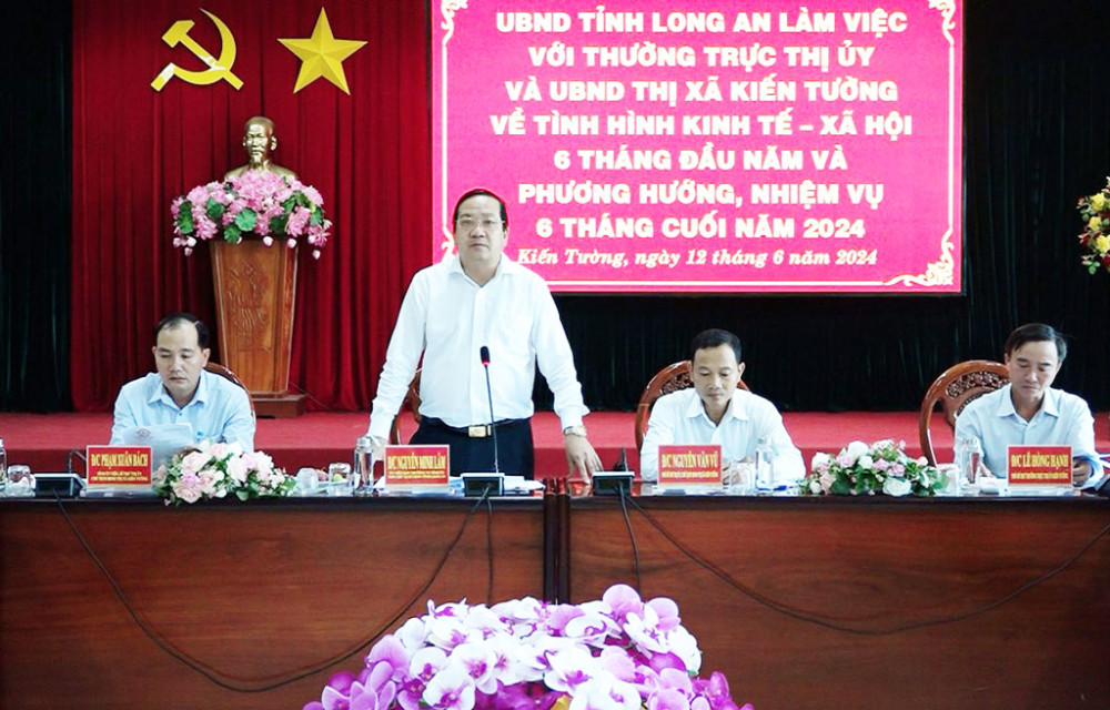 Kiến Tường tập trung thực hiện thắng lợi các chỉ tiêu, nhiệm vụ năm 2024