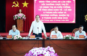 Kiến Tường tập trung thực hiện thắng lợi các chỉ tiêu, nhiệm vụ năm 2024 Kiến Tường tập trung thực hiện thắng lợi các chỉ tiêu, nhiệm vụ năm 2024