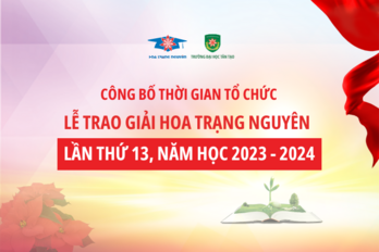 Lễ trao giải thưởng Hoa Trạng Nguyên lần thứ 13 sẽ được tổ chức vào ngày 16/6/2024