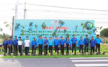 Tuổi trẻ huyện Đức Hòa chung tay vì môi trường xanh