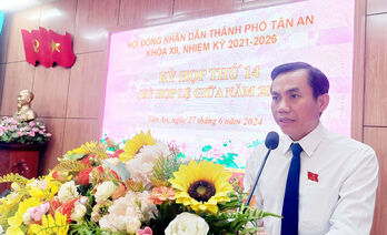 Kỳ họp lần thứ 14 HĐND TP.Tân An, khóa XII  thông qua một số Nghị quyết quan trọng