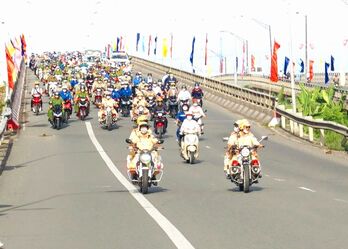 Huyện cửa ngõ miền Tây Nam Bộ triển khai mô hình 'Huyện an toàn giao thông'