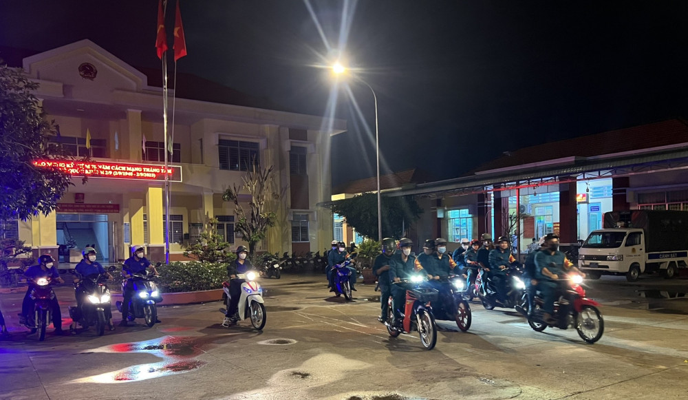 Long Thượng: Công an và Đoàn Thanh niên phối hợp giữ gìn an ninh, trật tự