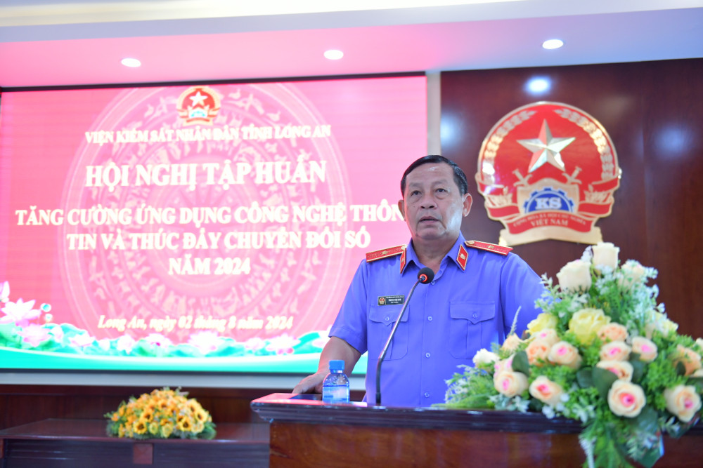 Hơn 100 cán bộ, công chức Viện kiểm sát nhân dân 2 cấp tỉnh tập huấn chuyển đổi số