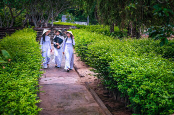 Góc ảnh 'Long An quê hương tôi': Thuở học trò