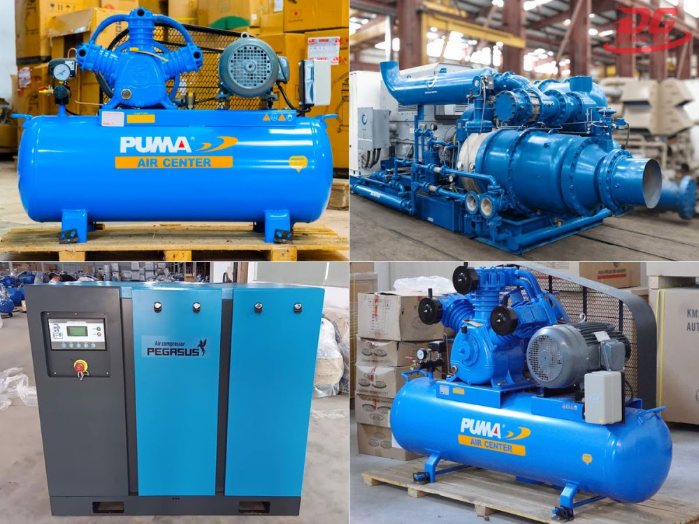 Các loại máy nén khí công nghiệp phổ biến hiện nay