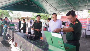 ‘Quản lý, khai thác vũ khí trang bị kỹ thuật tốt, bền, an toàn, tiết kiệm và an toàn giao thông’ trong lực lượng vũ trang tỉnh giai đoạn 2020-2024