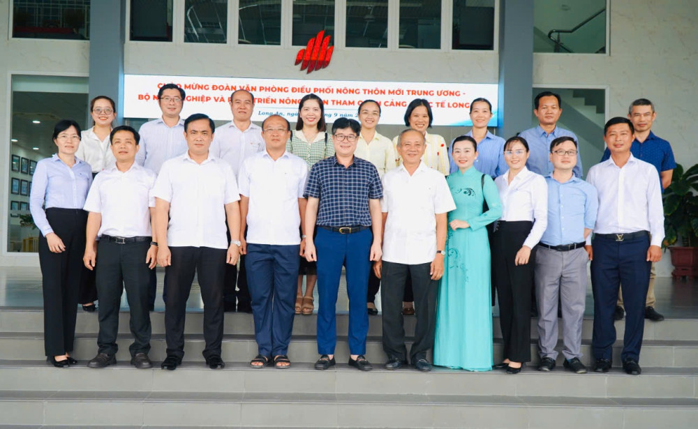 Văn phòng Điều phối nông thôn mới Trung ương làm việc tại huyện Cần Giuộc