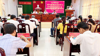 Kiến Tường: Thực hiện đạt và vượt 7/14 chỉ tiêu Nghị quyết Thị ủy năm 2024 Kiến Tường: Thực hiện đạt và vượt 7/14 chỉ tiêu Nghị quyết Thị ủy năm 2024