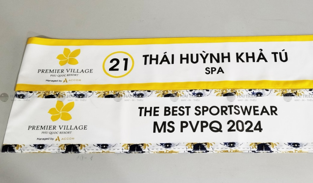 Băng đeo chéo in theo yêu cầu tại Hải Triều: Tạo ấn tượng khác biệt trong ngày lễ tốt nghiệp
