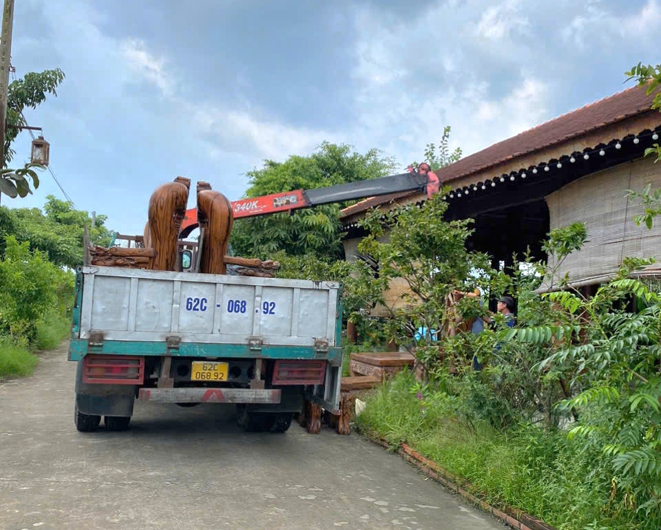 Tháo dỡ công trình Khu sinh thái 'Không Thời Gian' xây dựng trái phép trên đất lúa