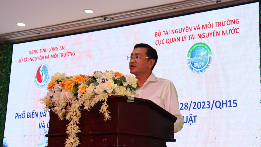 Long An: Phổ biến và tuyên truyền Luật Tài nguyên nước