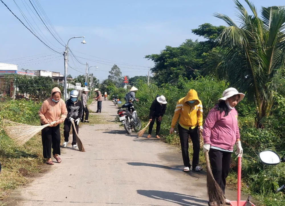 Phụ nữ chung sức xây dựng nông thôn mới