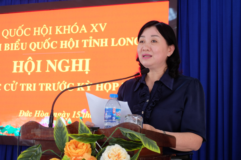 Phó Giám đốc Sở Lao động - Thương binh và Xã hội - Phan Thị Nguyệt giải trình các kiến nghị liên quan