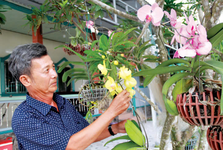 Ông Phạm Hồng Lĩnh (ấp 5, xã Tân Bửu, huyện Bến Lức)